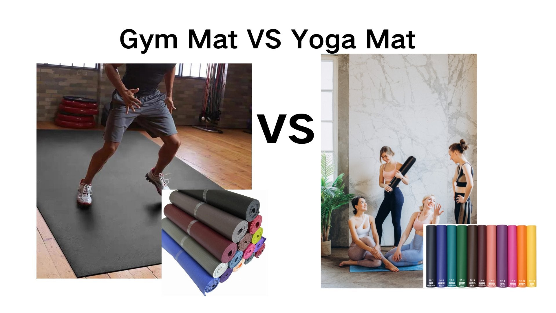 Gym Mat vs. Yoga Mat: Understanding the Differences – MOWIN